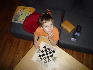 Noah beim Schach